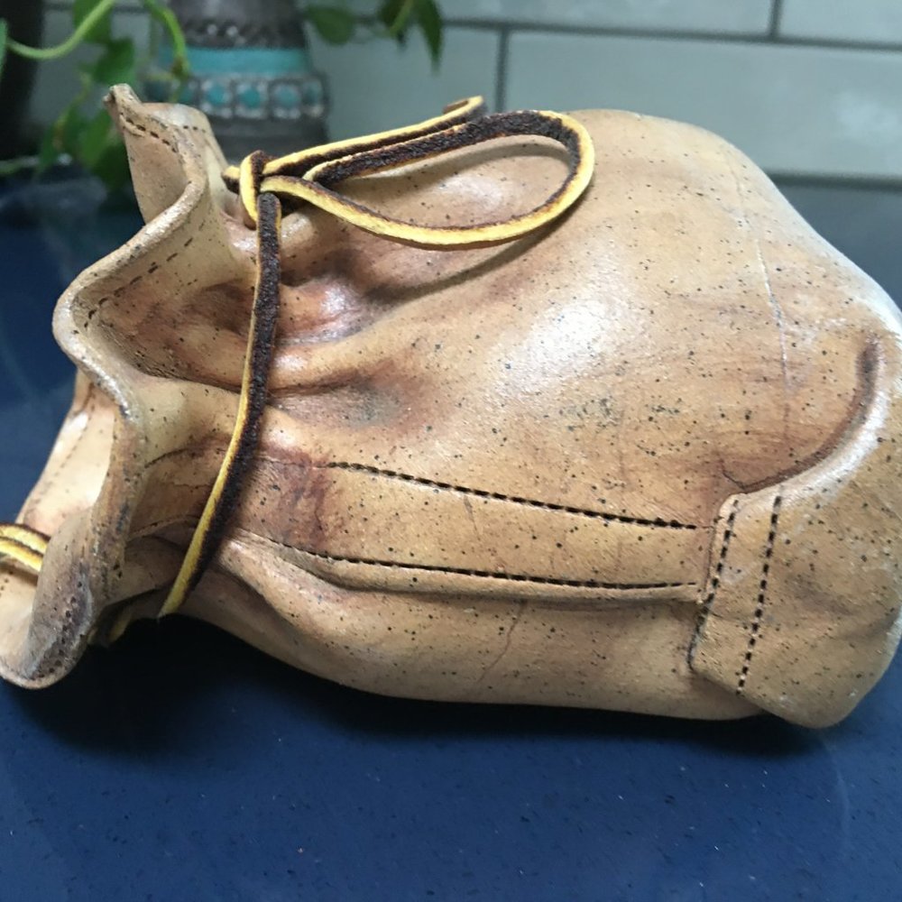 Artisan Made Hanging Bag Planter - Picture 3 of 5